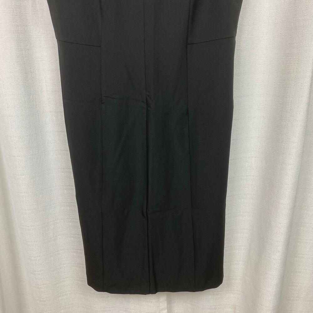 Banana Republic Black Sculpted Knee Length Sheath Dress Sz.10 NWT - Picture 6 of 15